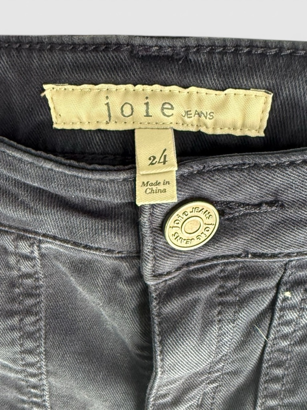Joie Gray Cropped Jeans - Women's